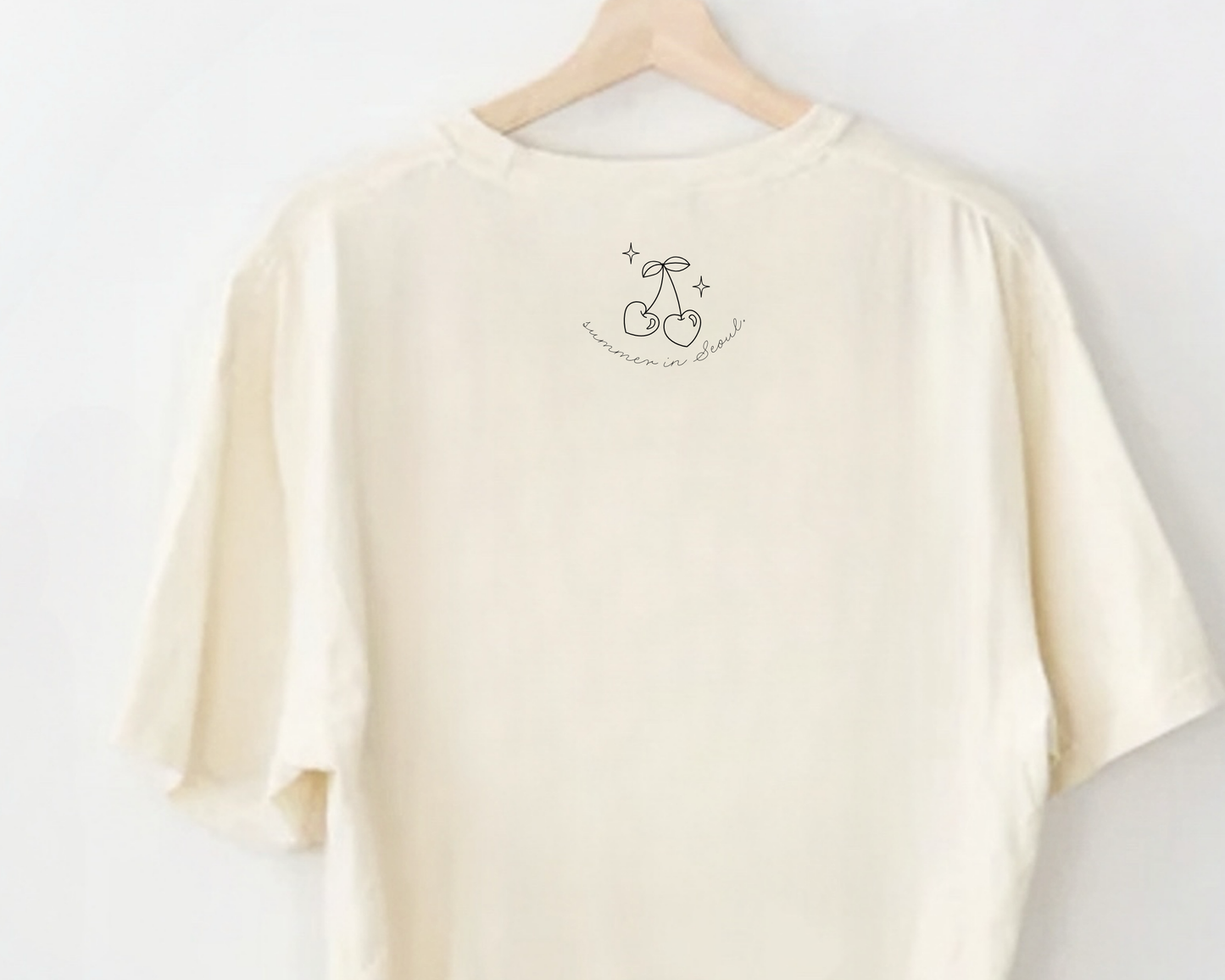 ❀ Cherry Sweet - Kawaii Pet (W/ Ribbon ୨୧) Oversized Fit PJ Tee - Personalization