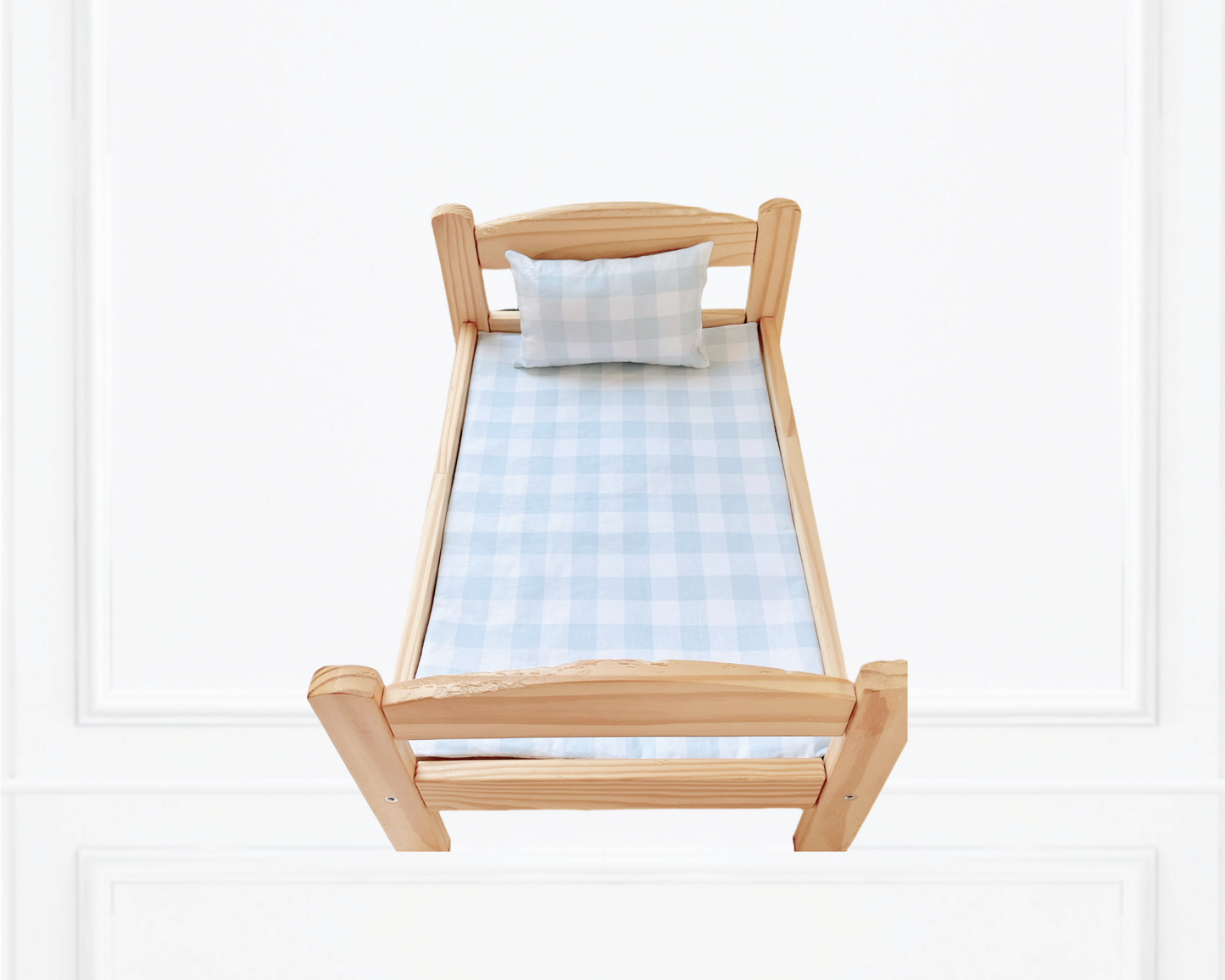 Bubblegum - Gingham Sky Blue - Padding Blanket ONLY