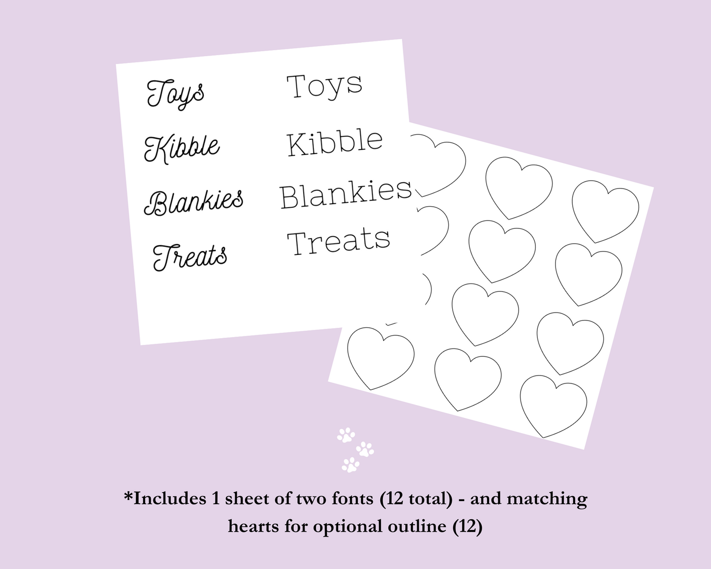 ❀ COMING SOON! - Dog/Puppy Organizing Stickers Labels - Food & Decor