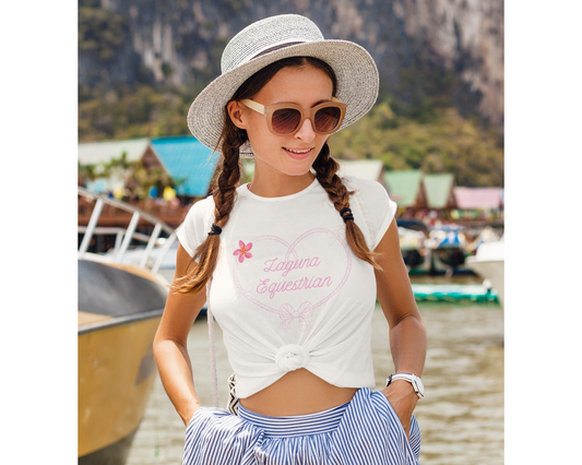 High Noon Collection - 'Laguna Equestrian' - Fitted Baby Tee Shirt