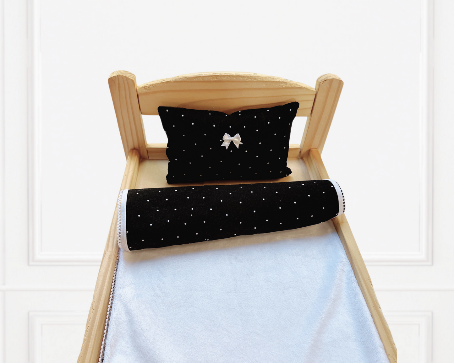 Dollette Dot & Icy White Fleece - Mini Set