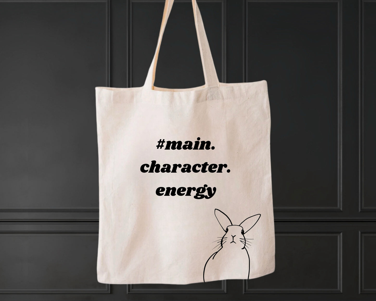 ❀ Main Character - Pet Bunny/Rabbit - Shopping Tote