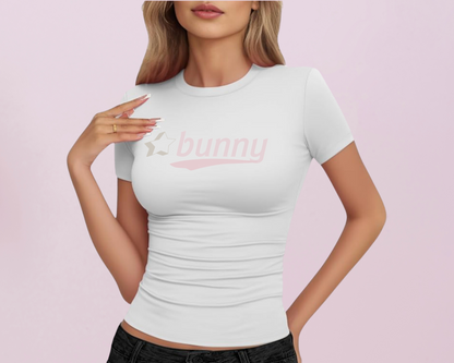 Bubblegum Collection - 'Bunny' Tee - Cloud Pink